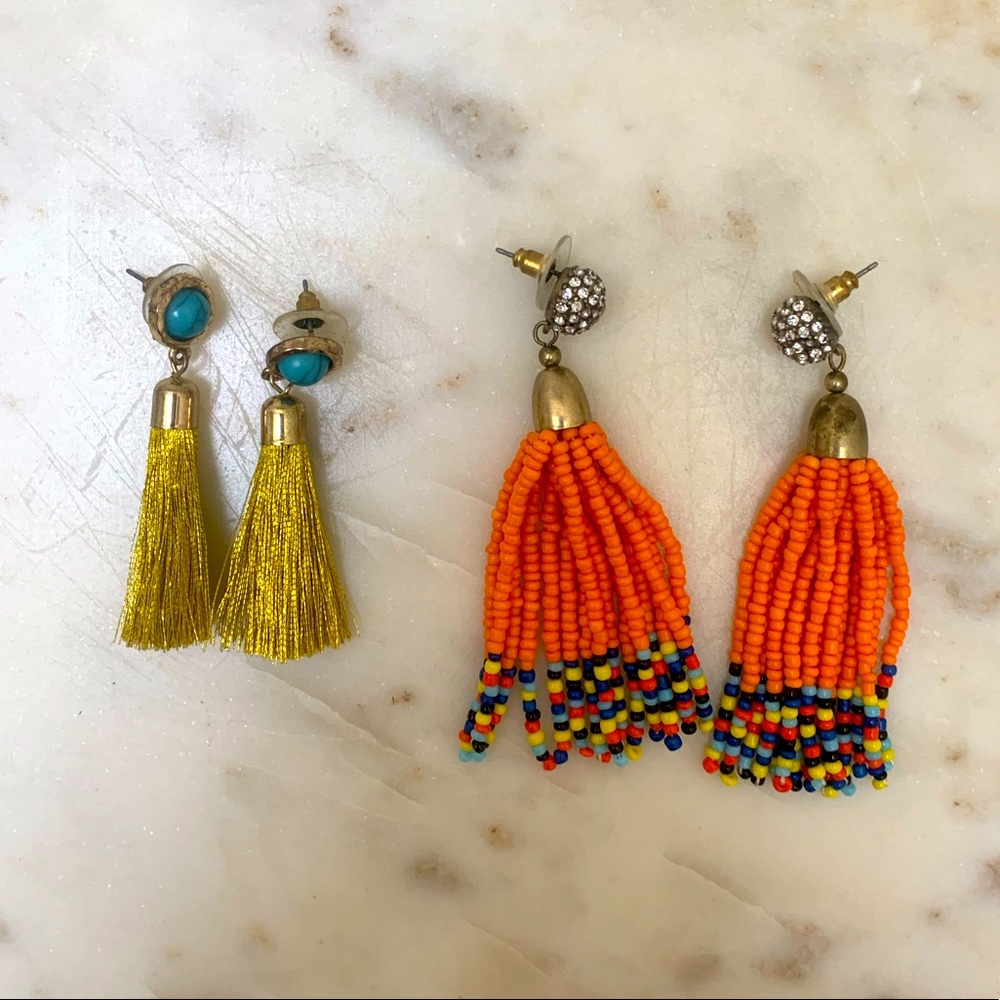 2 for $20‼️ fun summer statement earrings!